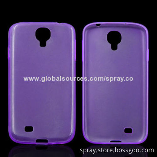 Colorful Matte Flexible TPU Gel Case/Cover for Samsung S4/High-quality/Various Colors are Available